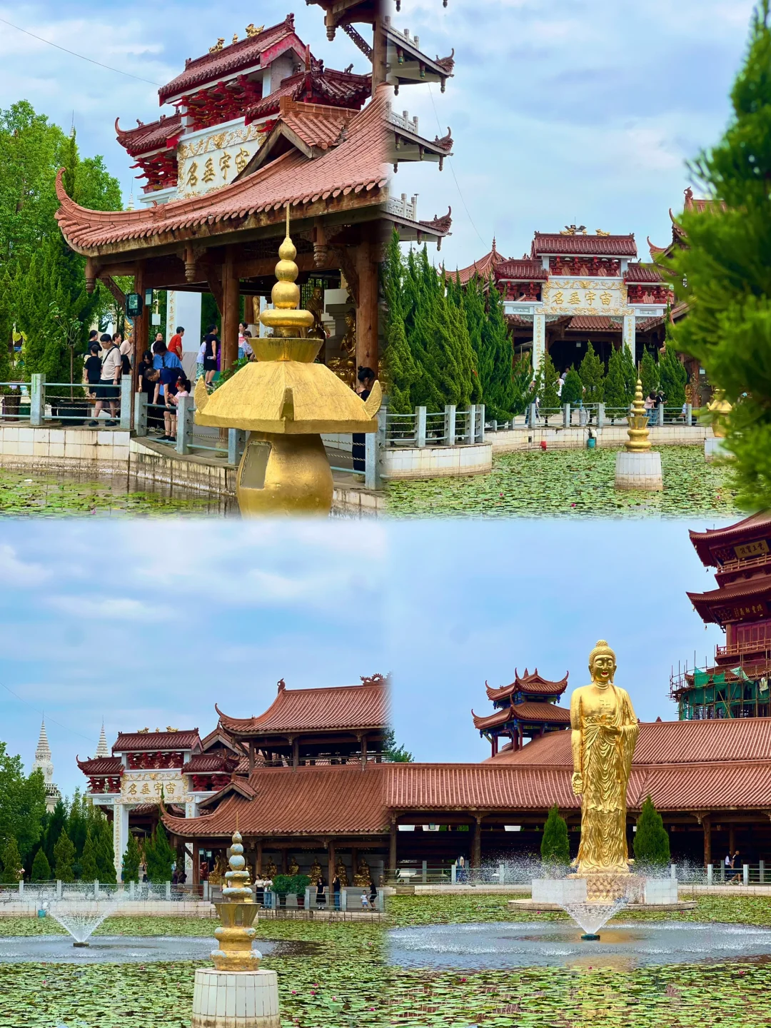 绵阳圣水寺罗汉寺🕌只能用震撼来形容了‼️