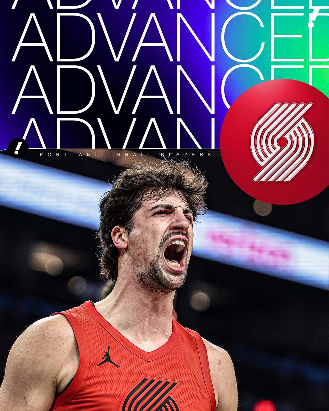 杰伦·格林三分绝杀失败！朱哥奋力扑防！格兰特关键切球！开拓者第7挺进季后赛，首轮