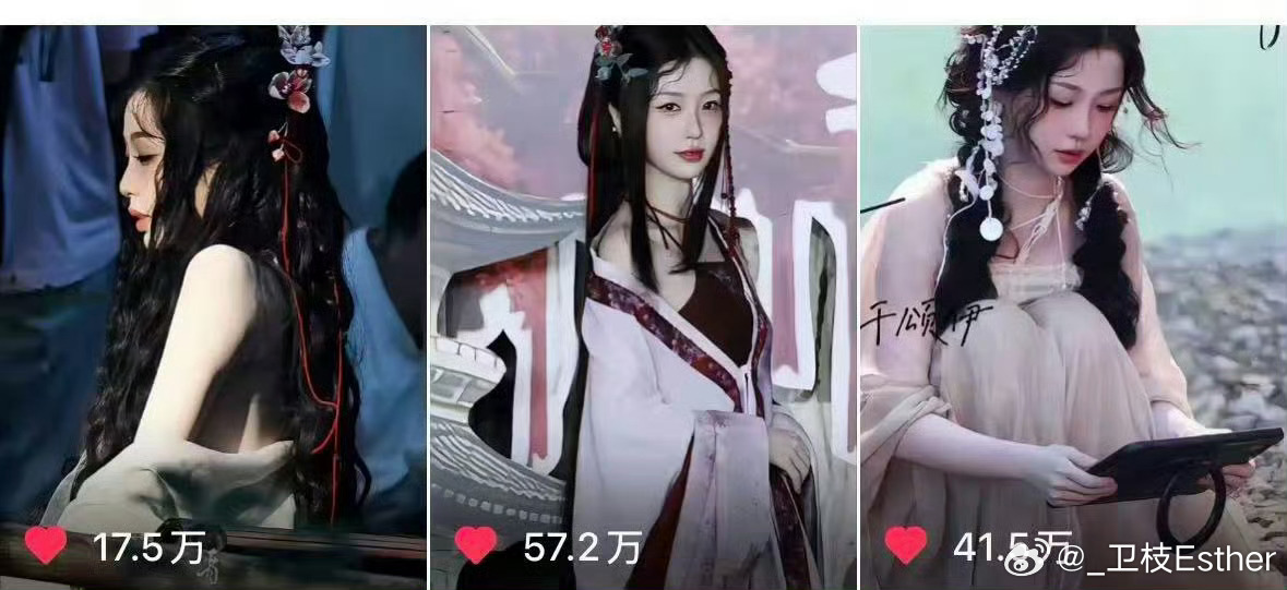 念相思妆造廉价感咋的。看我们妆造太出圈眼红来买嘿rs啦 