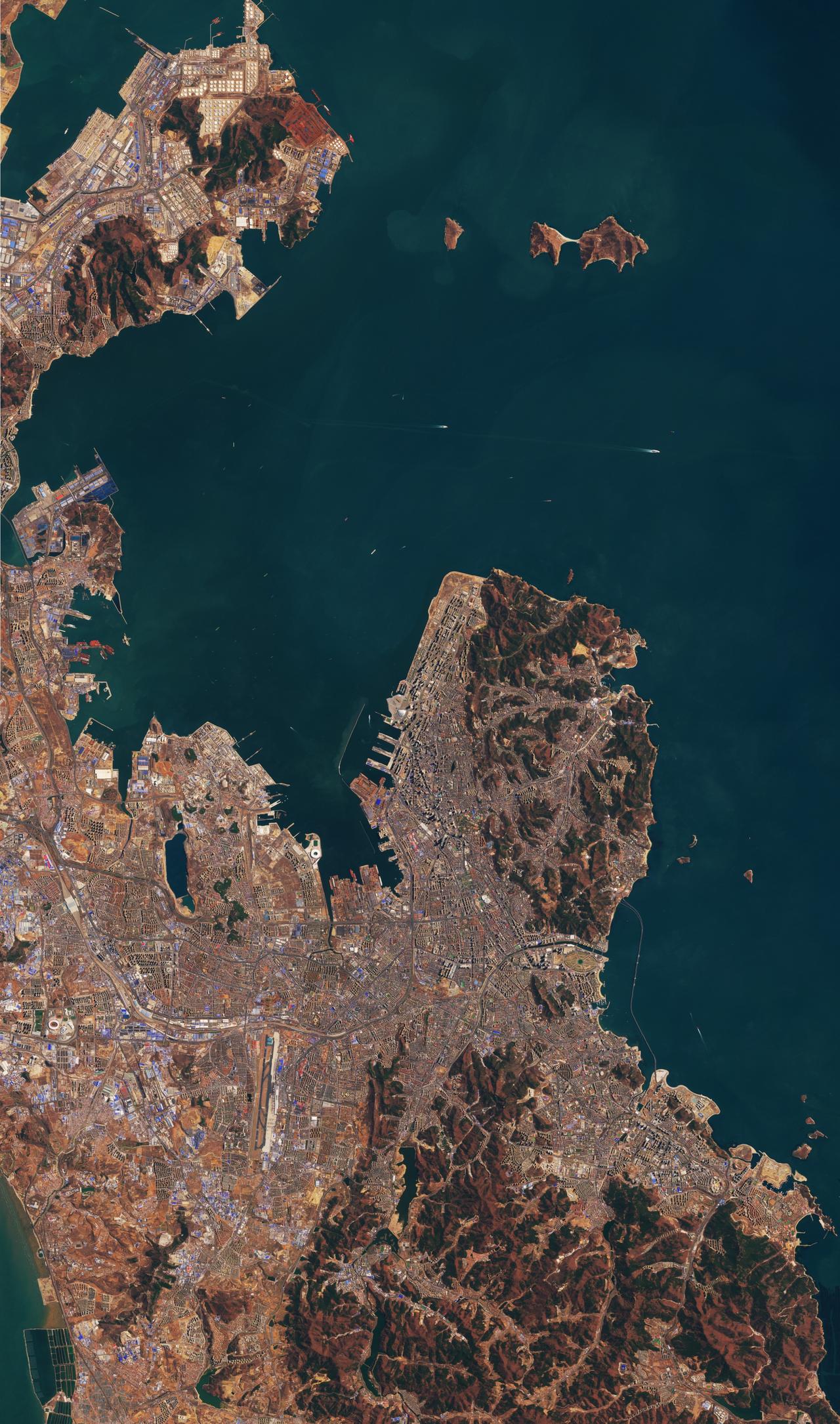 辽宁省大连市最近卫星图（4.7）