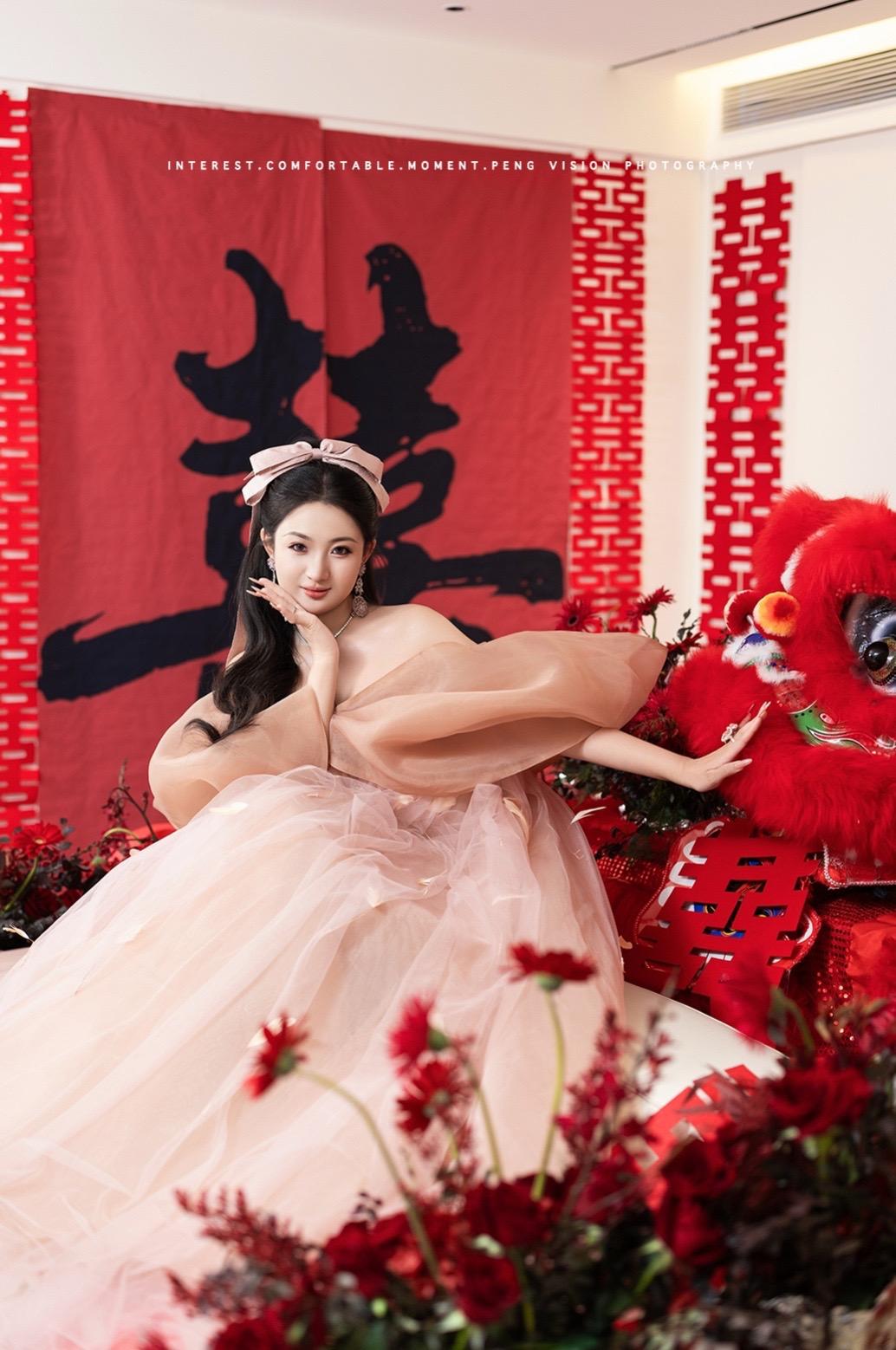 婚礼当然要红色啦！ 齐齐哈尔婚礼跟拍