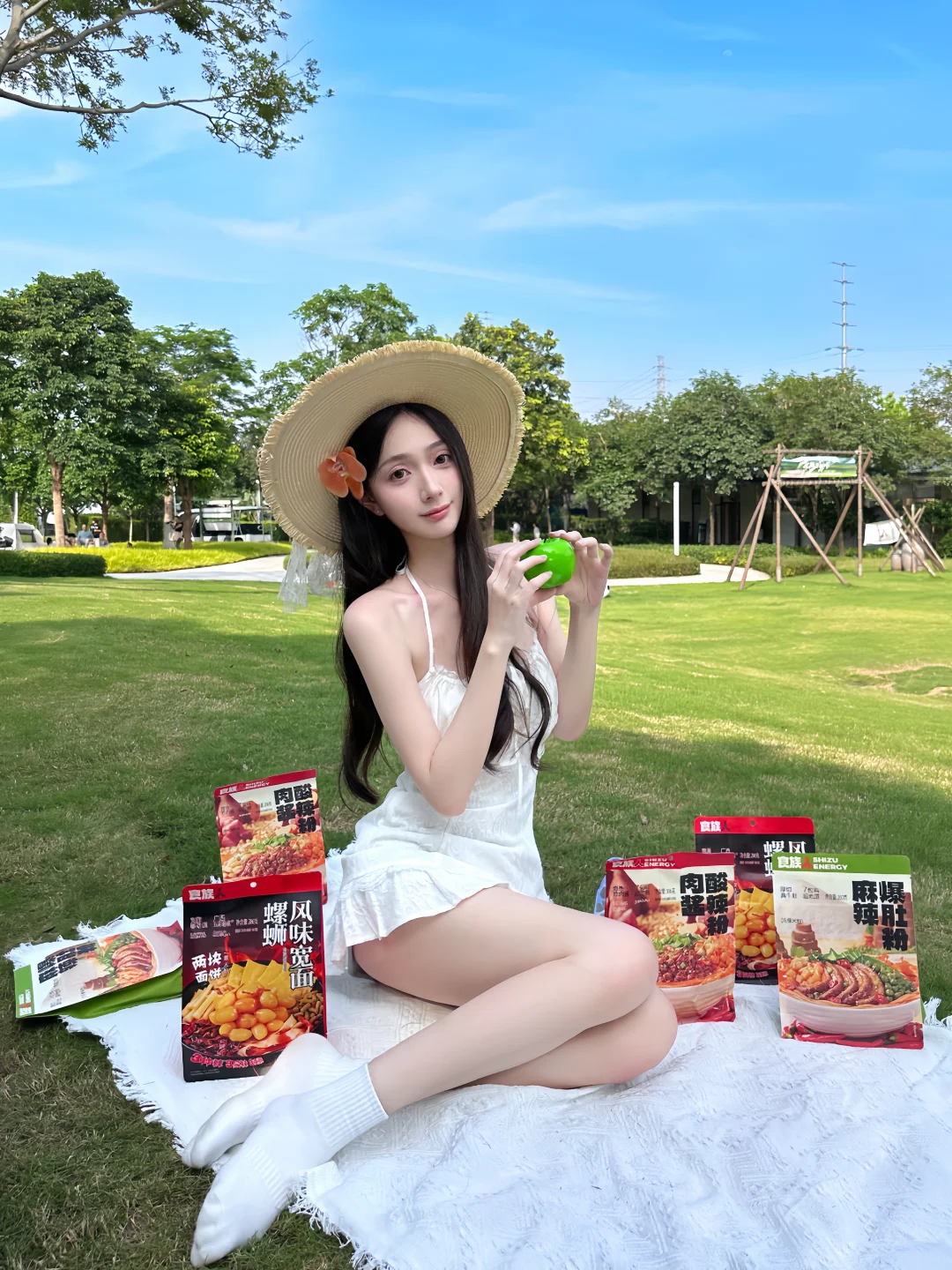 𝐩𝐢𝐜𝐧𝐢𝐜🧺学超有氛围感的野餐拍照姿势