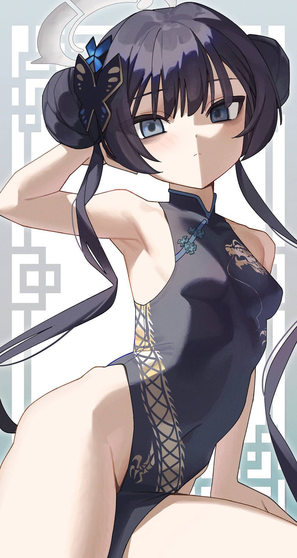 龙华妃咲——碧蓝档案——画师: DINSOREPRONG，网页链接