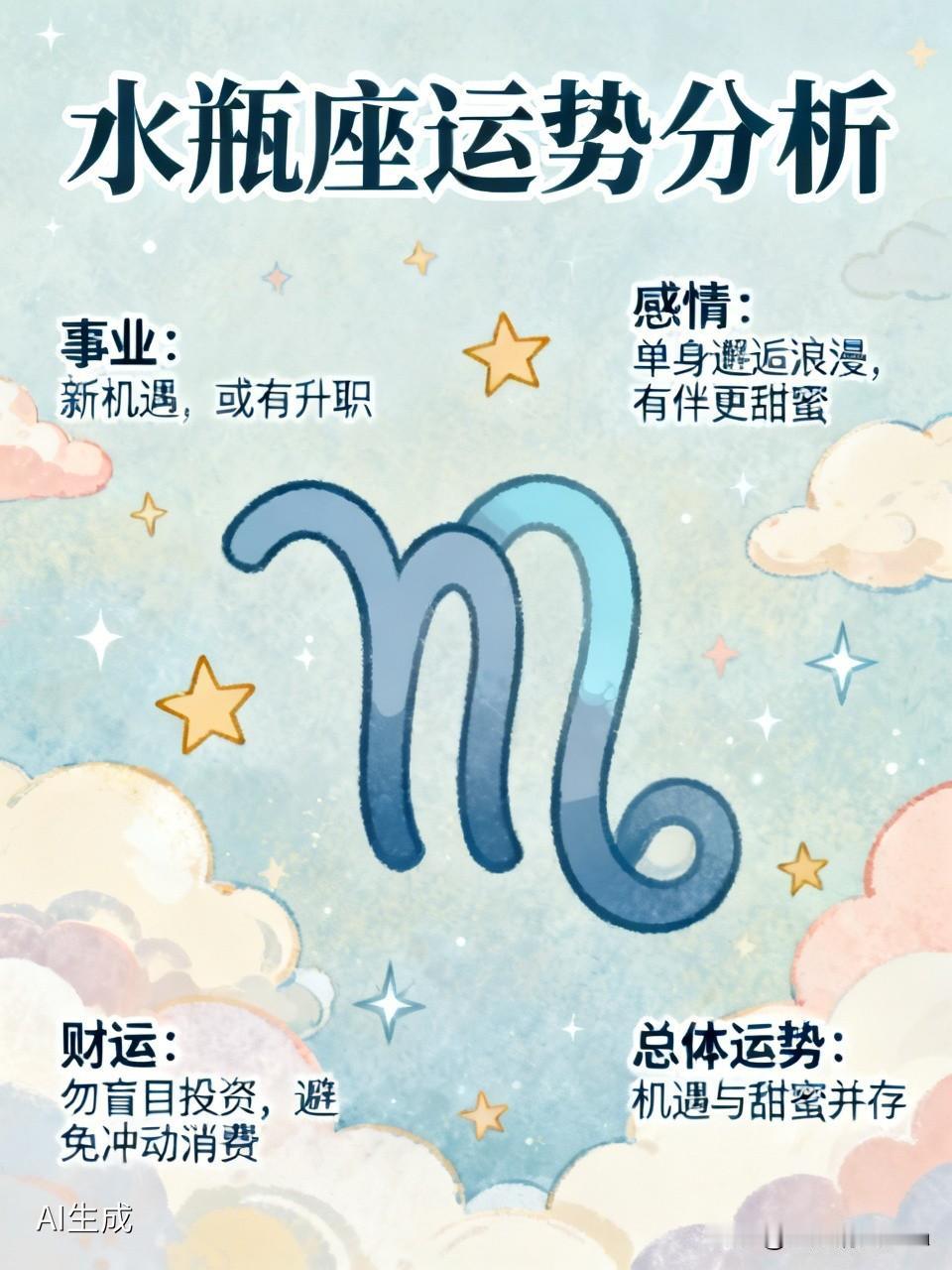 最近研究了下水瓶座的运势，感觉还挺有意思。在事业上，这段时间水瓶座可能会有新的机