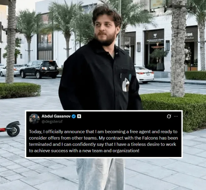 CS2外媒报道：degster成为自由选手