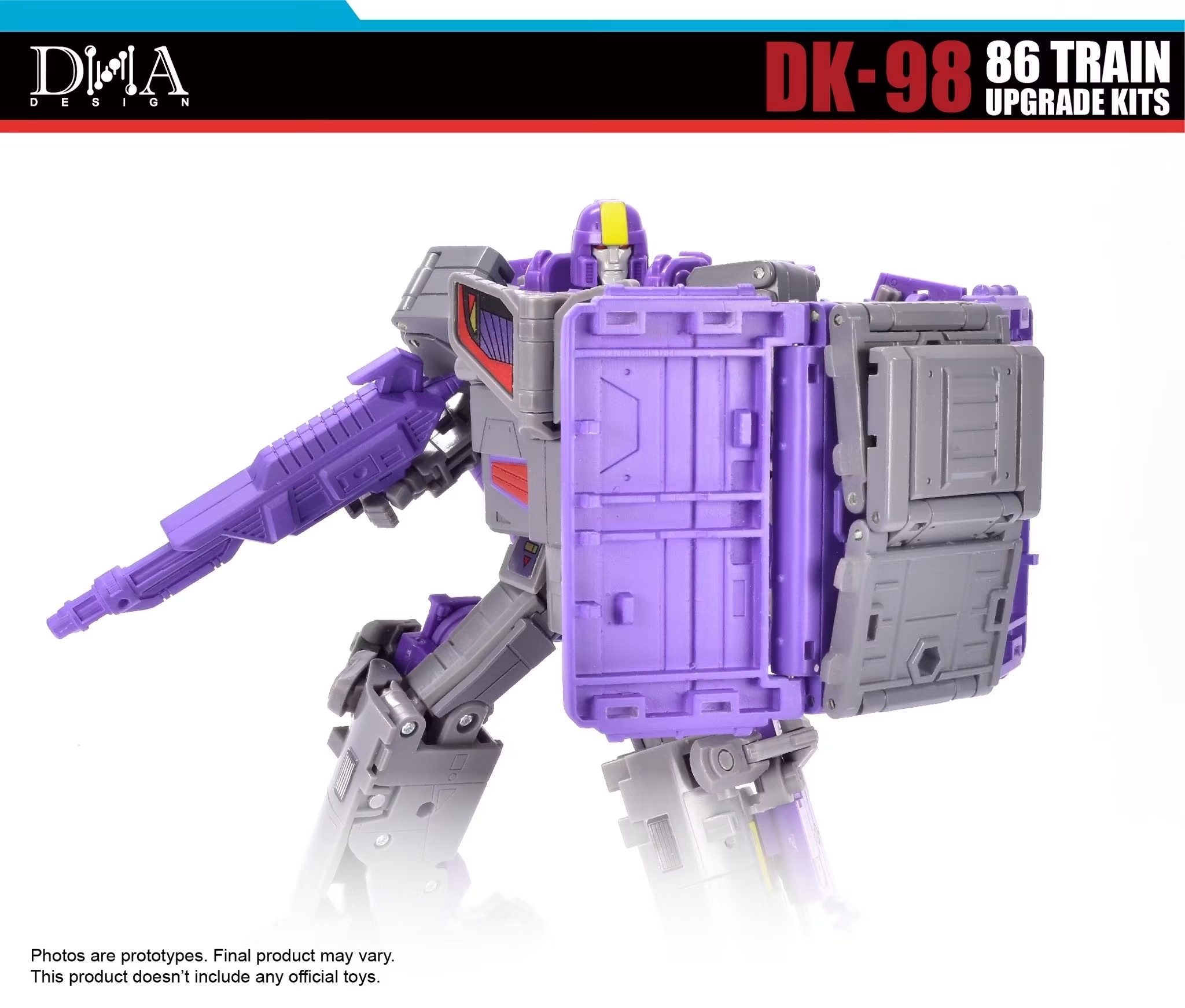 DNA DK-98 SS86大火车升级配件包，如今的玩具居然要靠这么多零件也没办