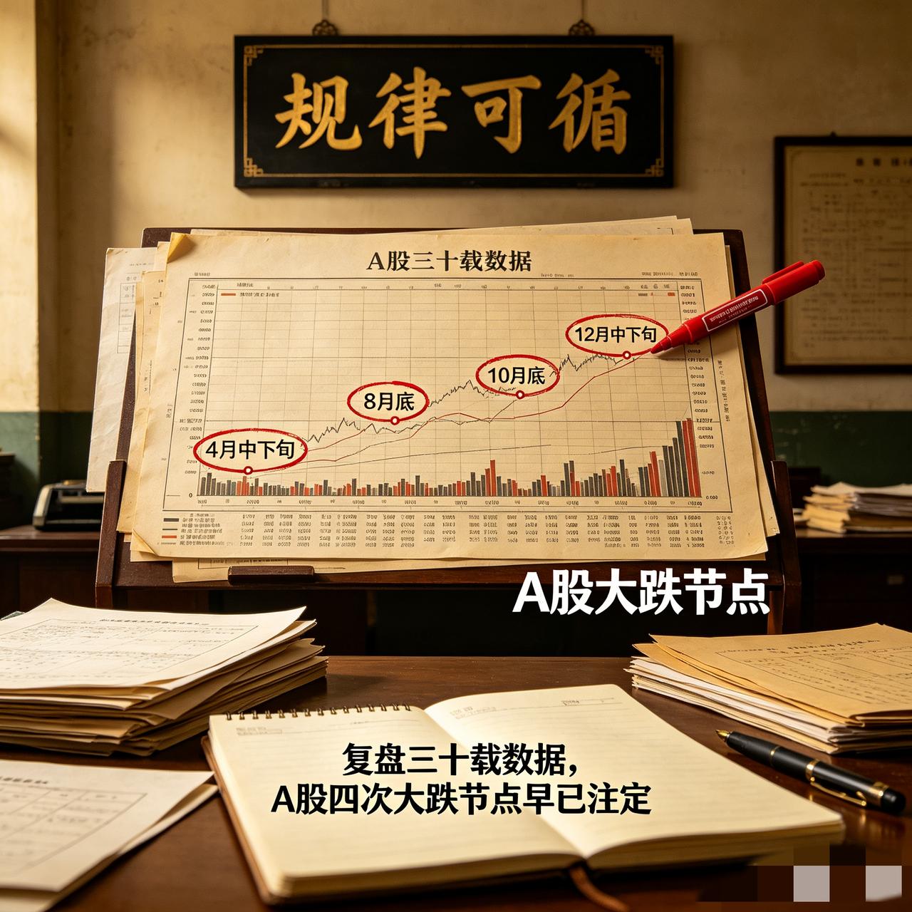 [彩虹]  规律可循｜复盘三十载数据，A股四次大跌节点早已注定（4月中下旬  8