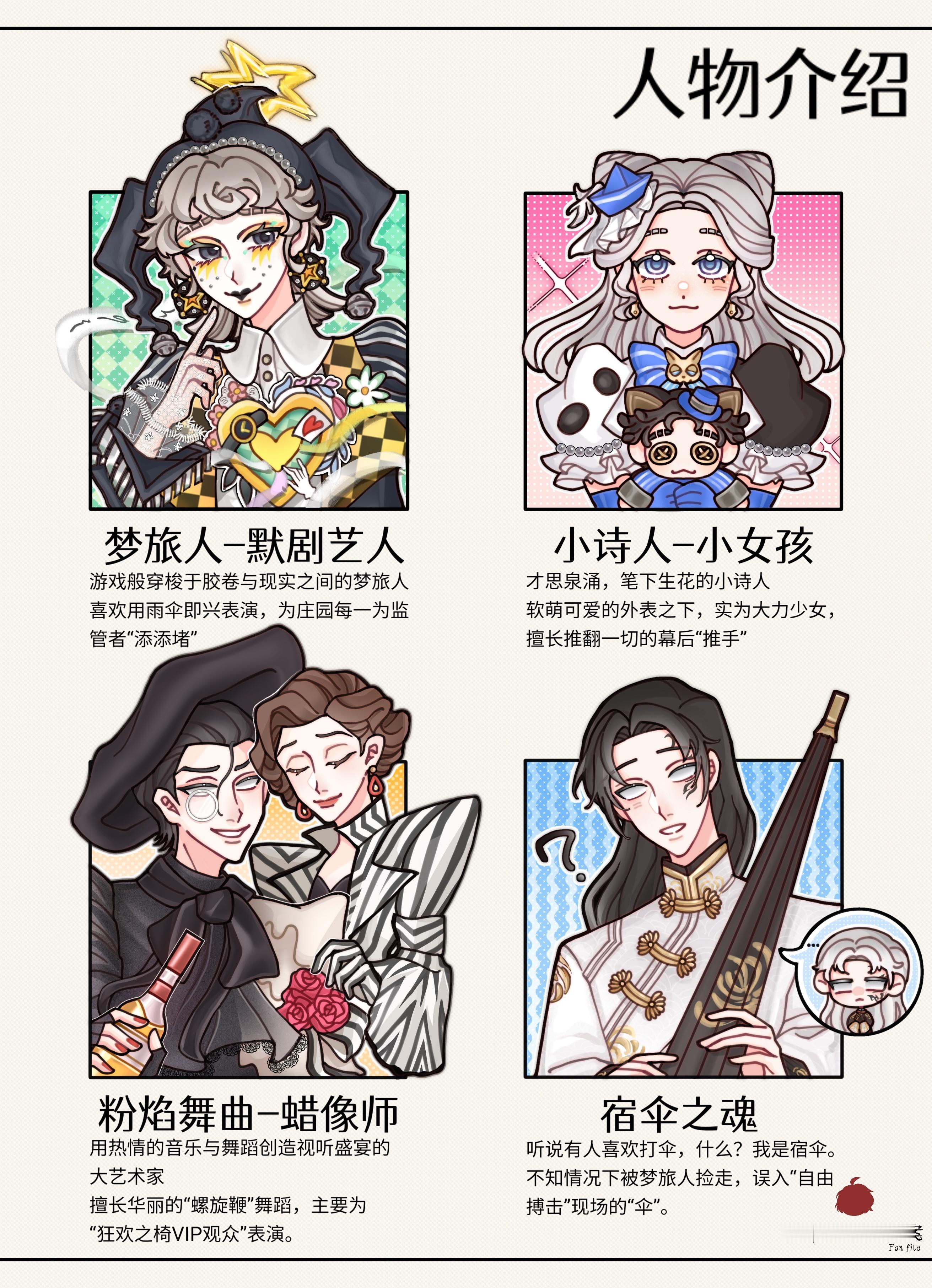 第五人格第五人格同人第五同人档案第五人格默剧艺人第五人格蜡像师第五人格小女孩第五