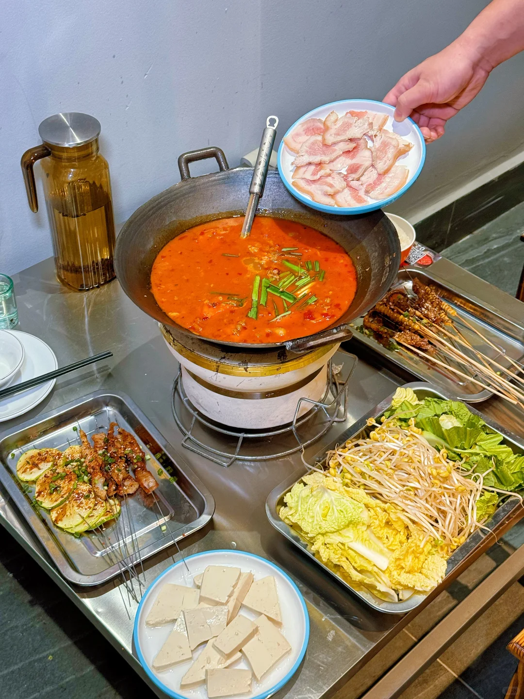 🔥贵州地摊火锅（我可以炫3️⃣碗饭）