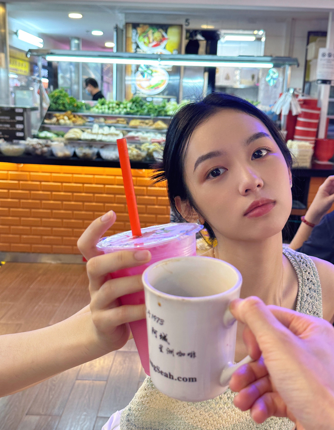 周也的脸完全不需要化妆[苦涩] ​​​