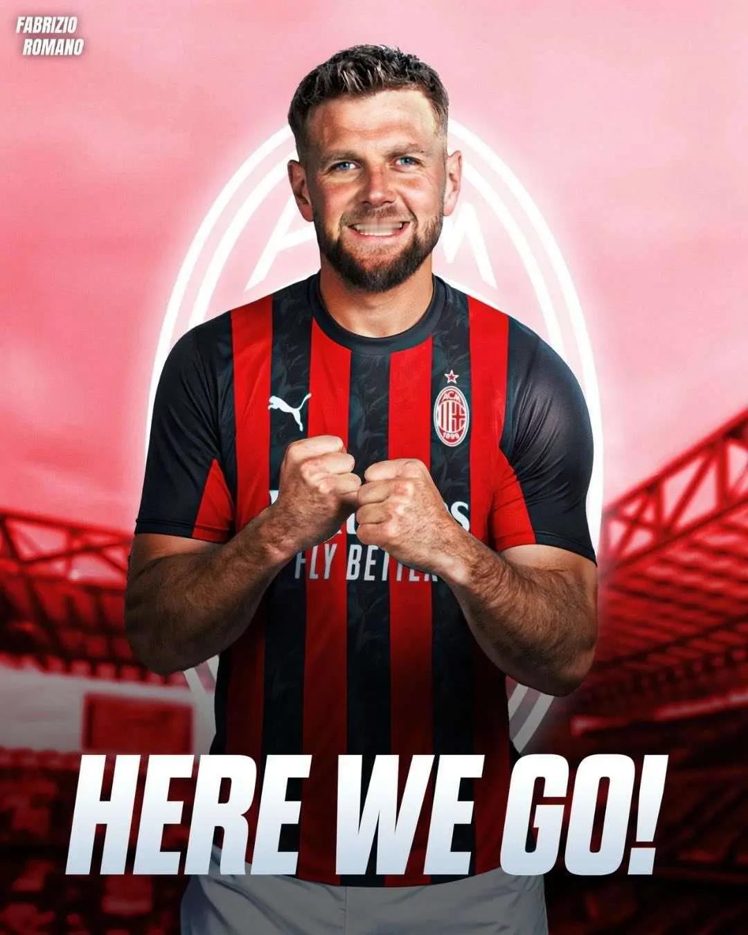 罗马诺：菲尔克鲁格租借加盟AC米兰。0租借费，AC米兰将全额承担他的薪水，附带约