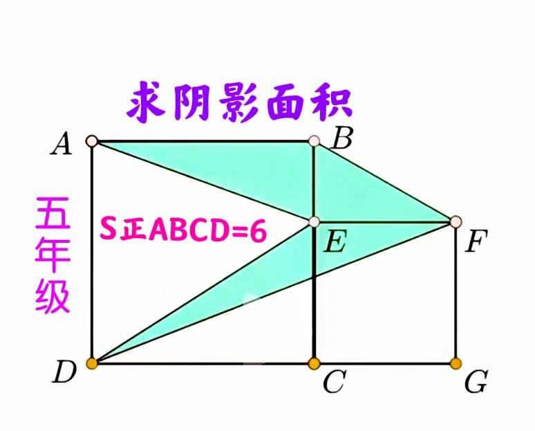 学霸口算，很多孩子却交白卷！难度不大，可正确率不足10%！如图一，ABCD与CE