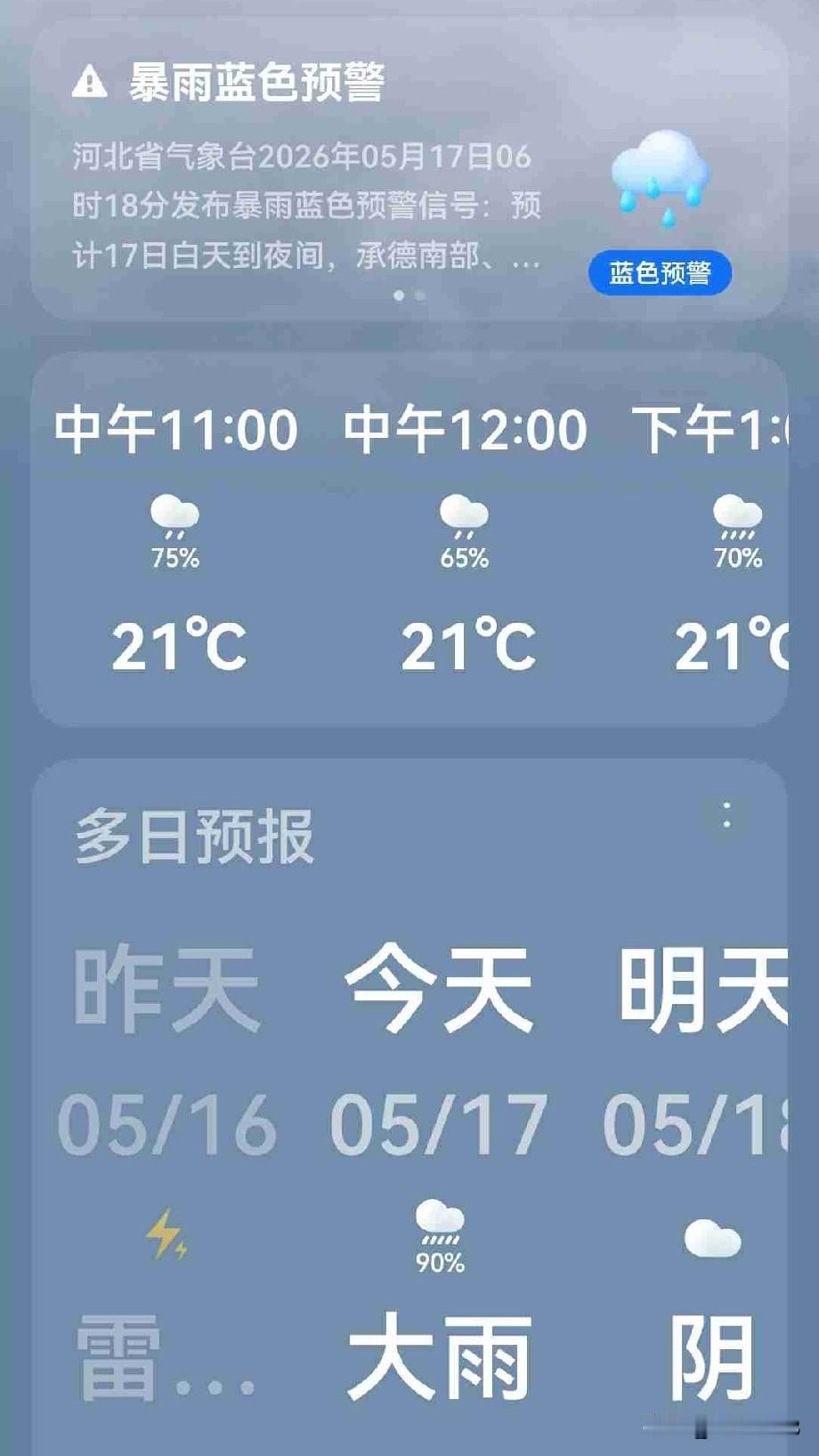 我的今日状态：😁轻松愉快
我这里的天气：🌧下雨


这雨从昨天晚上下到了现在