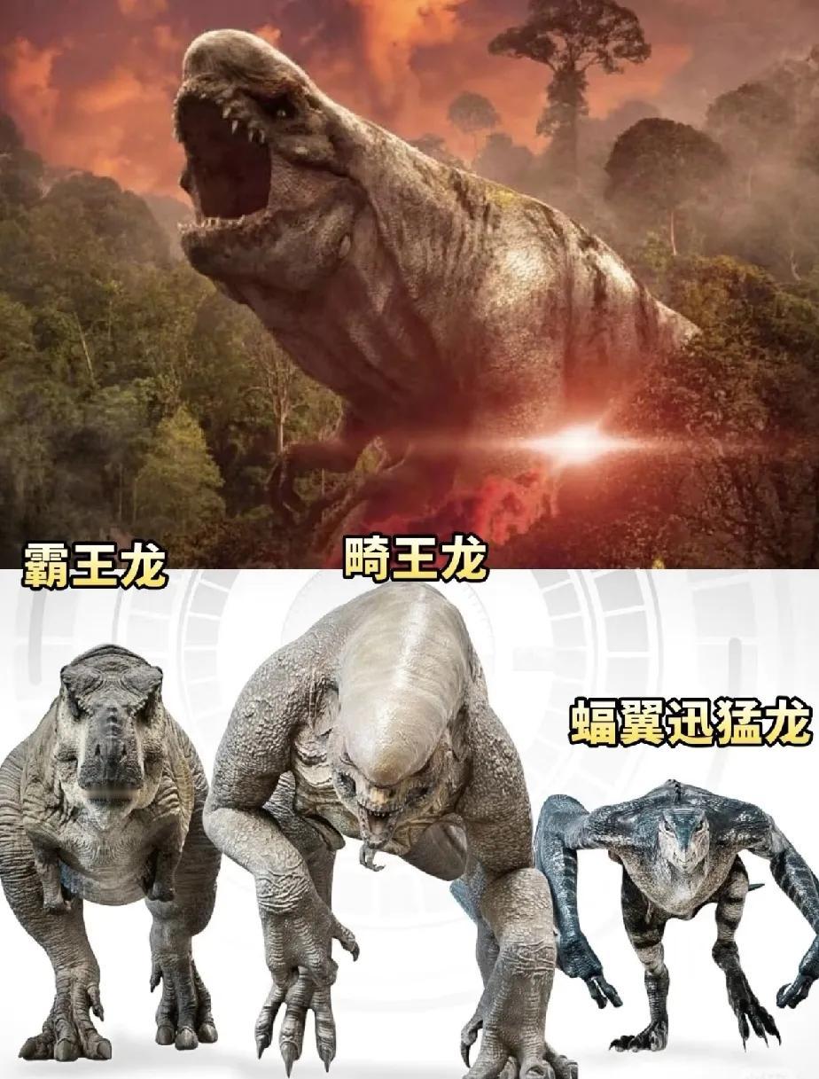 新侏罗纪公园的畸形霸王龙，
简称畸霸龙，
就没人觉得难看吗？
这不就是问异形借了
