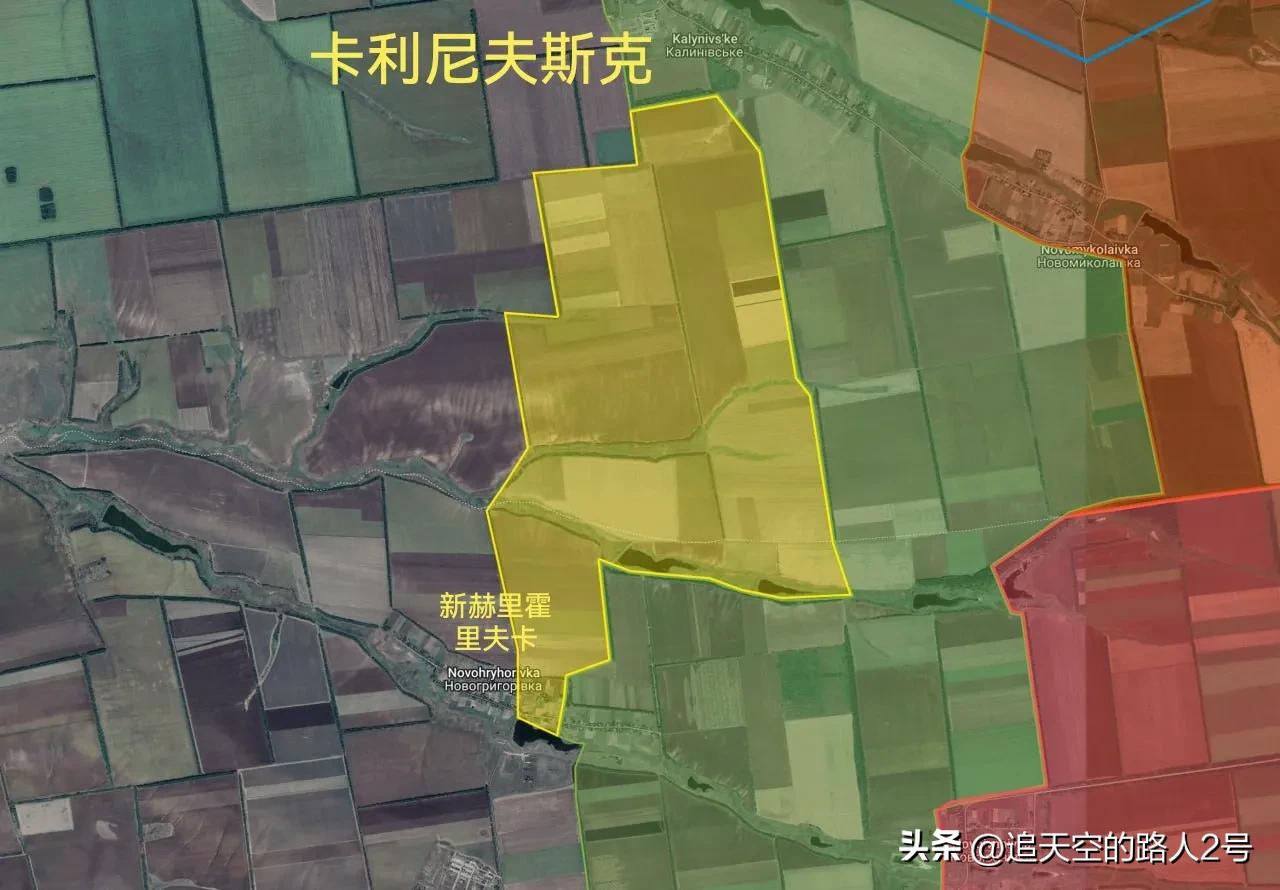 9月24日K哥更新俄乌战报：

图一：俄军已推进至扎波罗热州的新赫里霍里夫卡村。