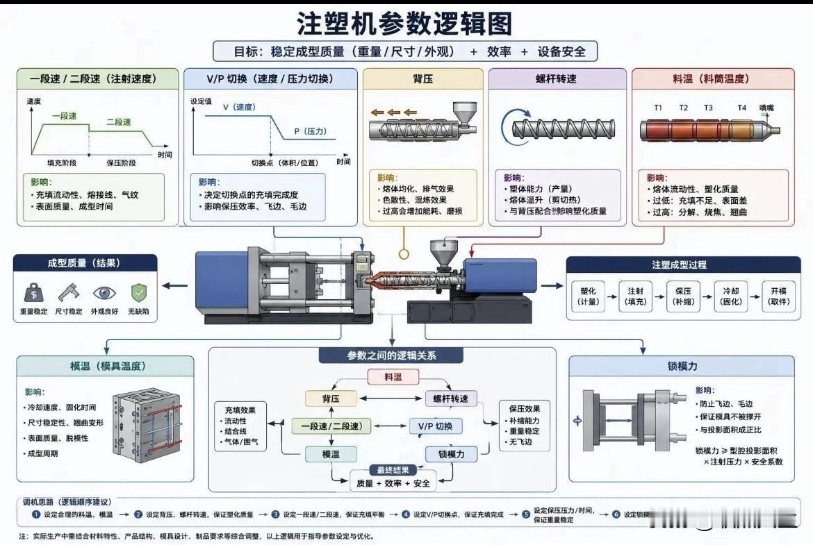 注塑机参数逻辑图