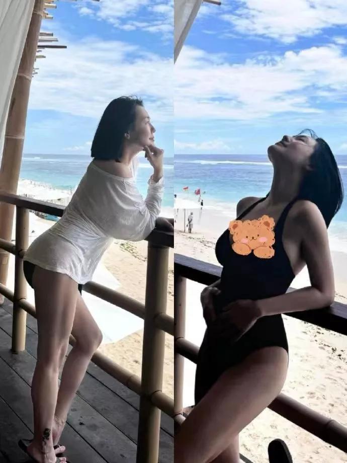 小s和女儿，都很放的开！
也很大方，经常把自己的内在景色展现给大家。几十年如一日