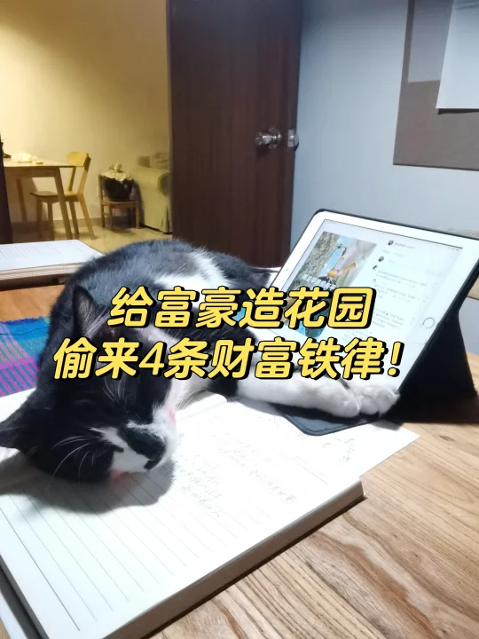 💰给富豪造花园，偷来4条财富铁律！