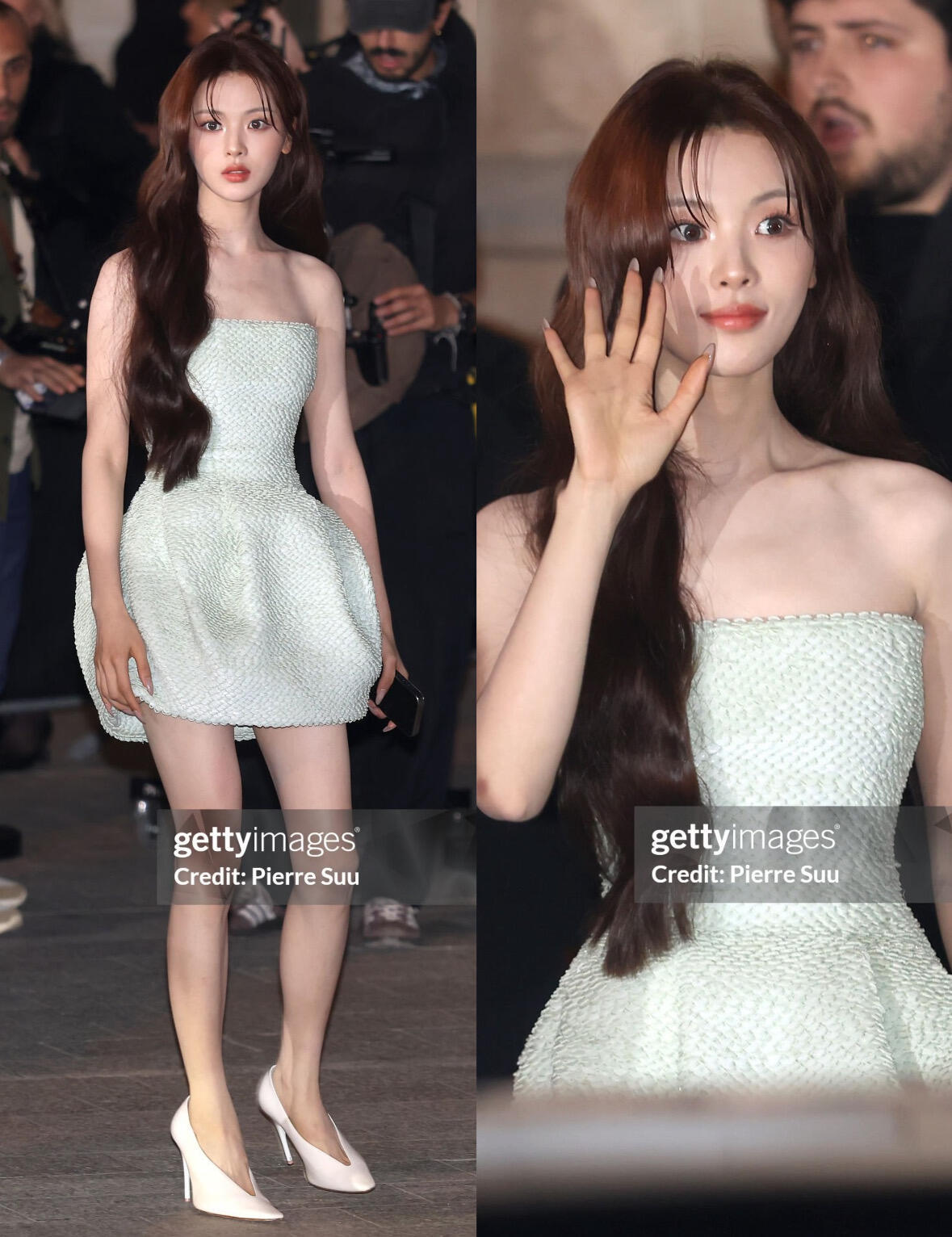 我是说人怎么可以美得这么争气 小到极致也紧到极致的脸 完全把G社当站姐来整…. 