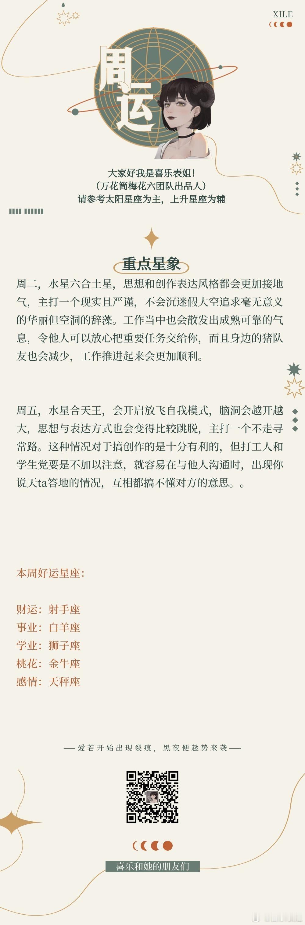 喜乐周运 2024.05.27-06.02#十二星座# ​​​