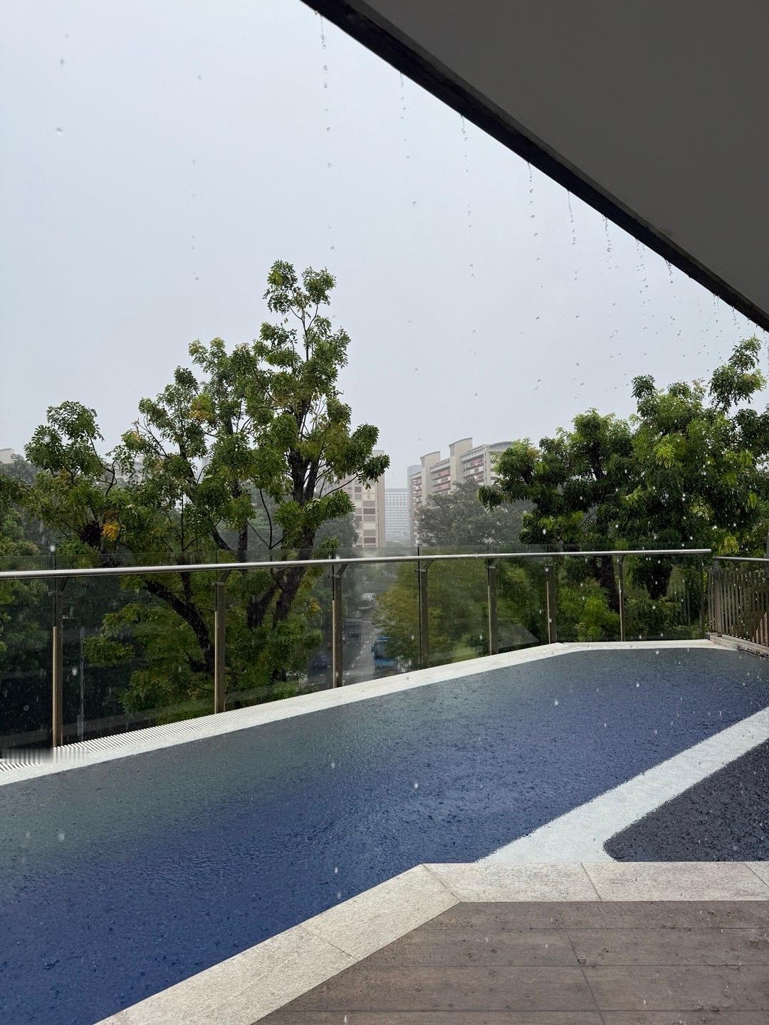 露台外,一整个雨季☔️  ​​​