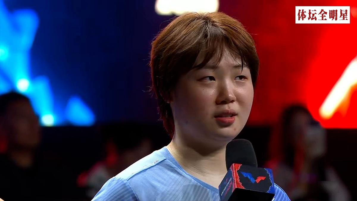 王励勤这下高兴坏了，不是因为蒯曼4-3逆转张本美和，而是蒯曼彻底蜕变了，已经稳稳
