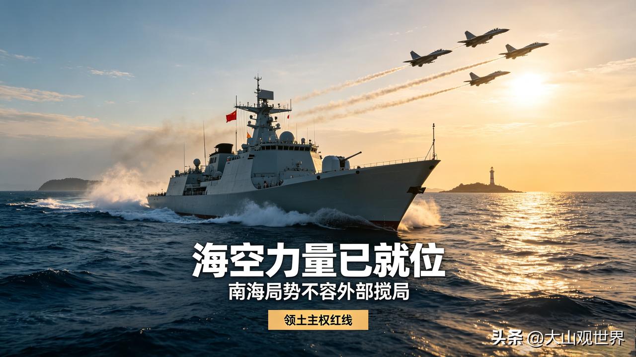 拉外人来家门口闹事？南部战区直接海空巡航硬刚，不吃这套
 
最近南海这边的小动作