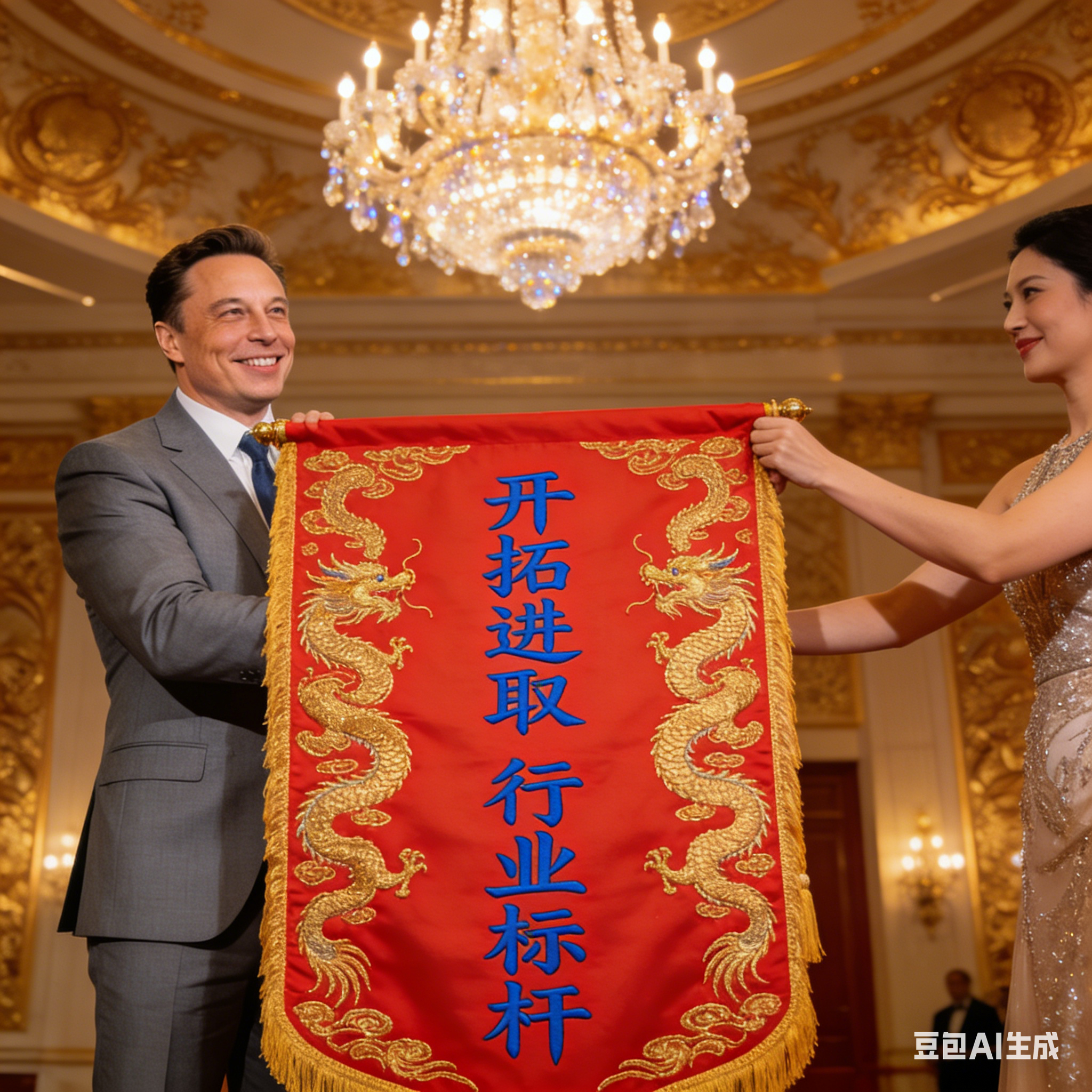 马斯克你是明事理的～ 印象中马斯克夸过华为、小米等等，我真应该给马斯克颁一个锦旗