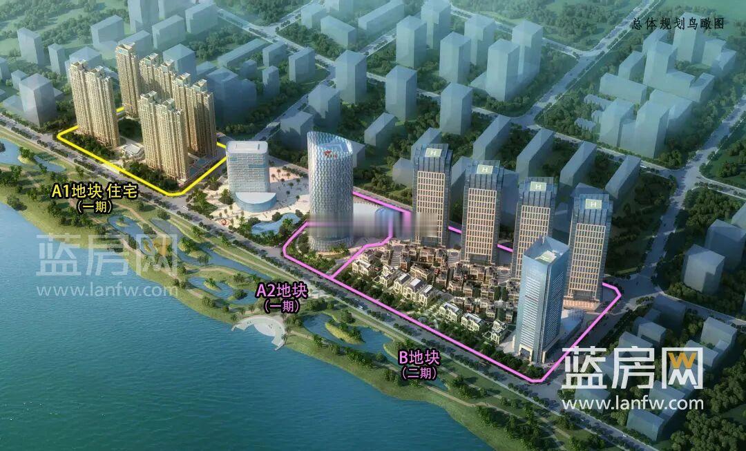 闽江畔多栋烂尾建筑即将开拆！将开发一线江景住宅位于闽侯甘蔗原海峡传媒港地块“烂尾