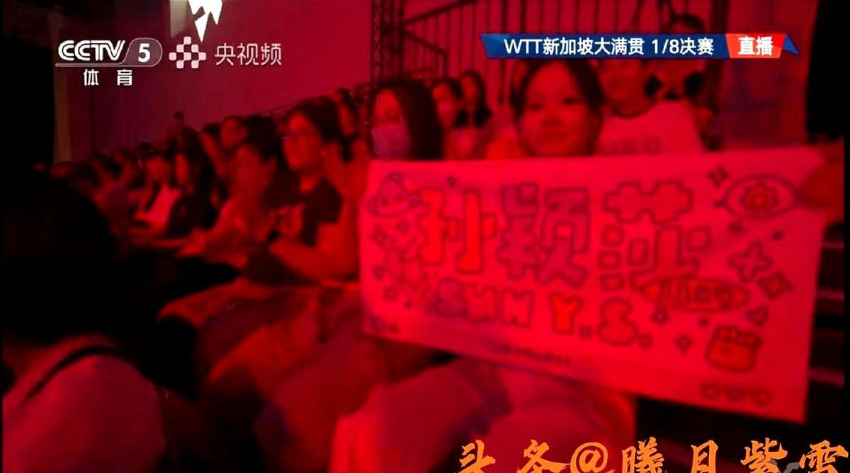 人到中年，有时真会被一地鸡毛的琐事压垮。

还好，有孙颖莎的比赛。今天看她打新加