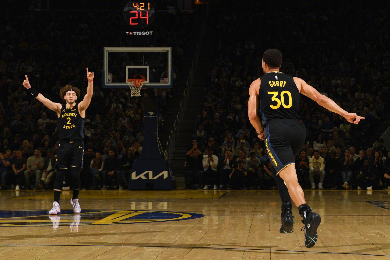 今日精彩图集📸勇士四连胜波杰今天是波神
