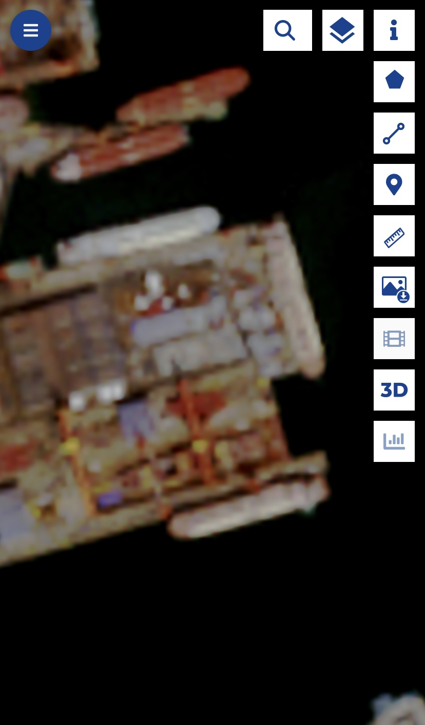 今日份004模糊卫星图 变化不大，岸边的模块数量越来越多了 图源 B站烽火问鼎计