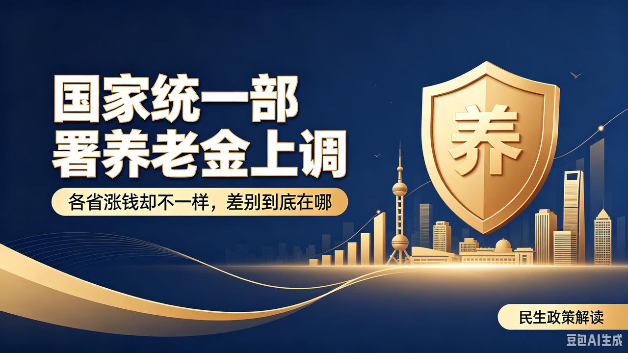 国家统一部署养老金上调，各省涨钱却不一样，差别到底在哪
 
不少退休长辈刷短视频