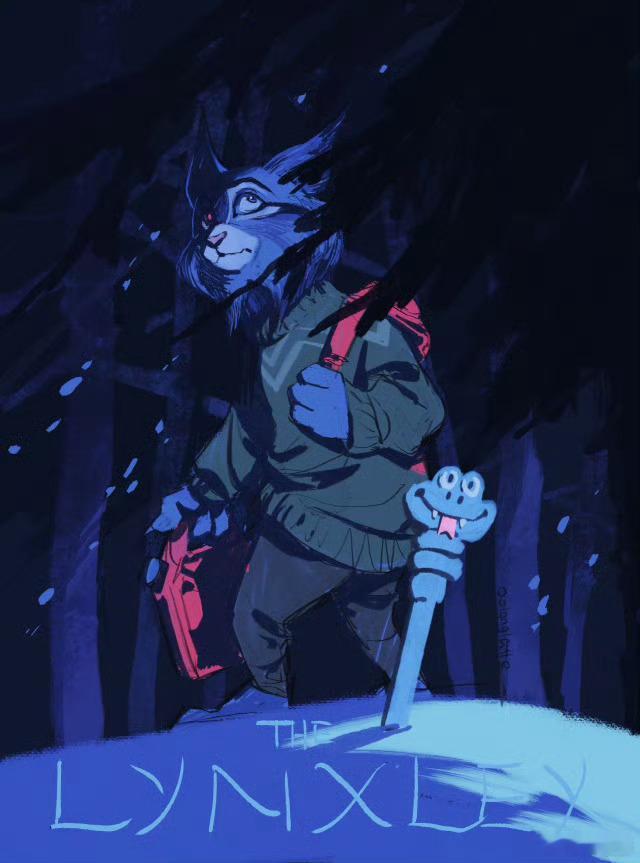 网友创作的“闪灵 ”风的宝伯特海报，作者oolonglatte。 疯狂动物城2