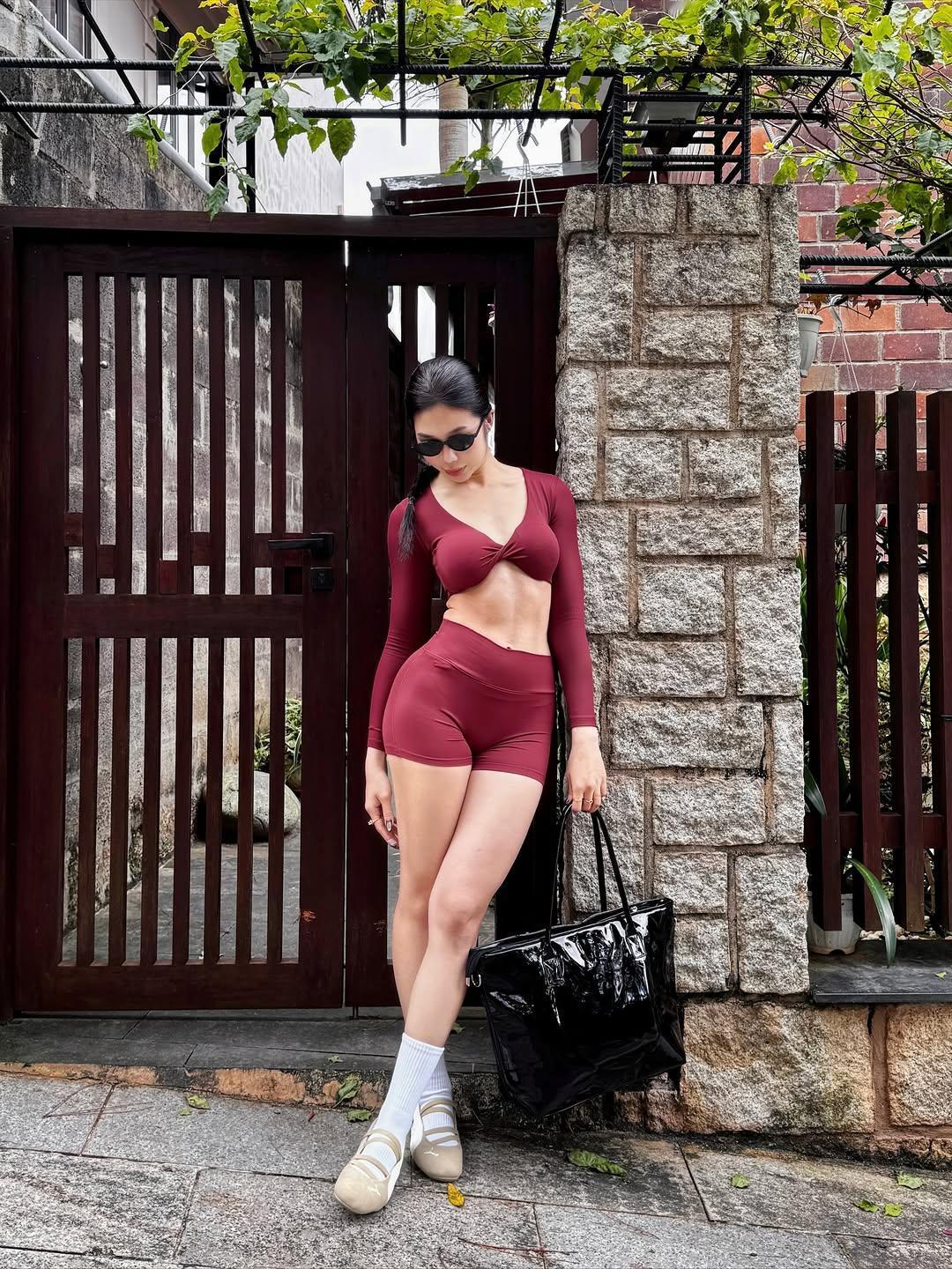 健身女孩穿搭 好身材好气质 健身穿搭