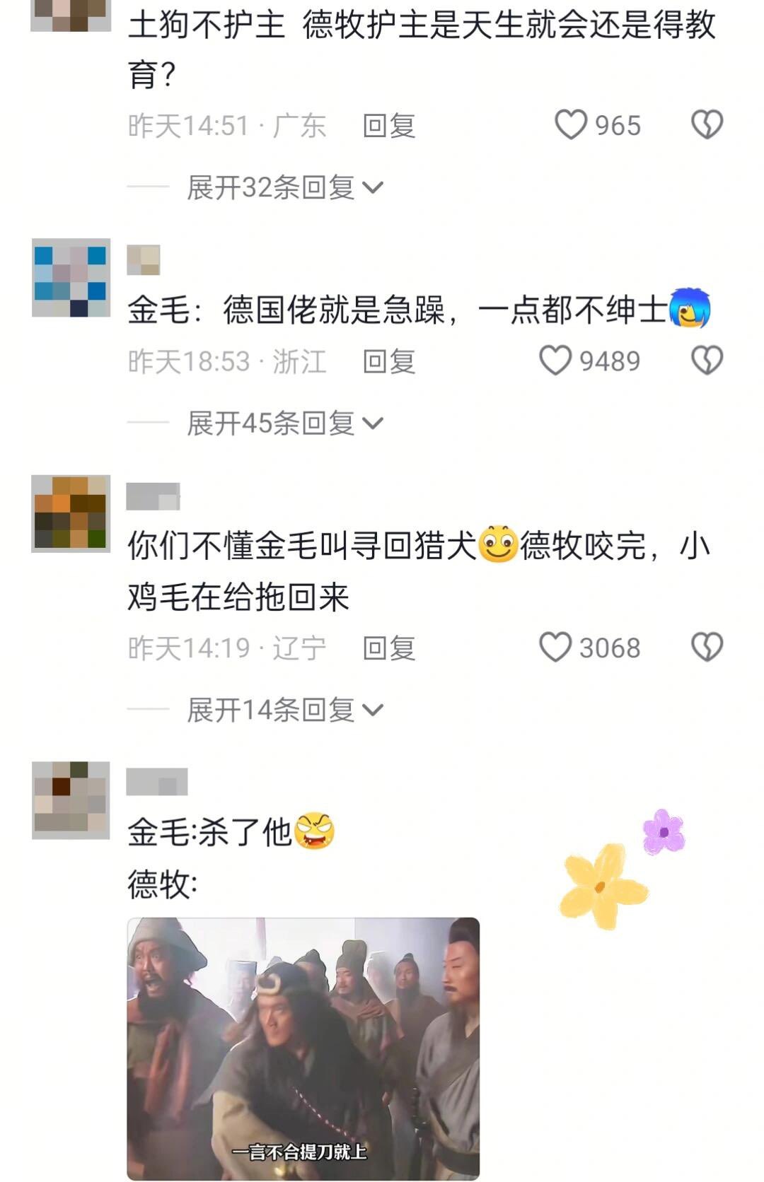 第二天的德牧：谁再帮你谁是狗🐶 