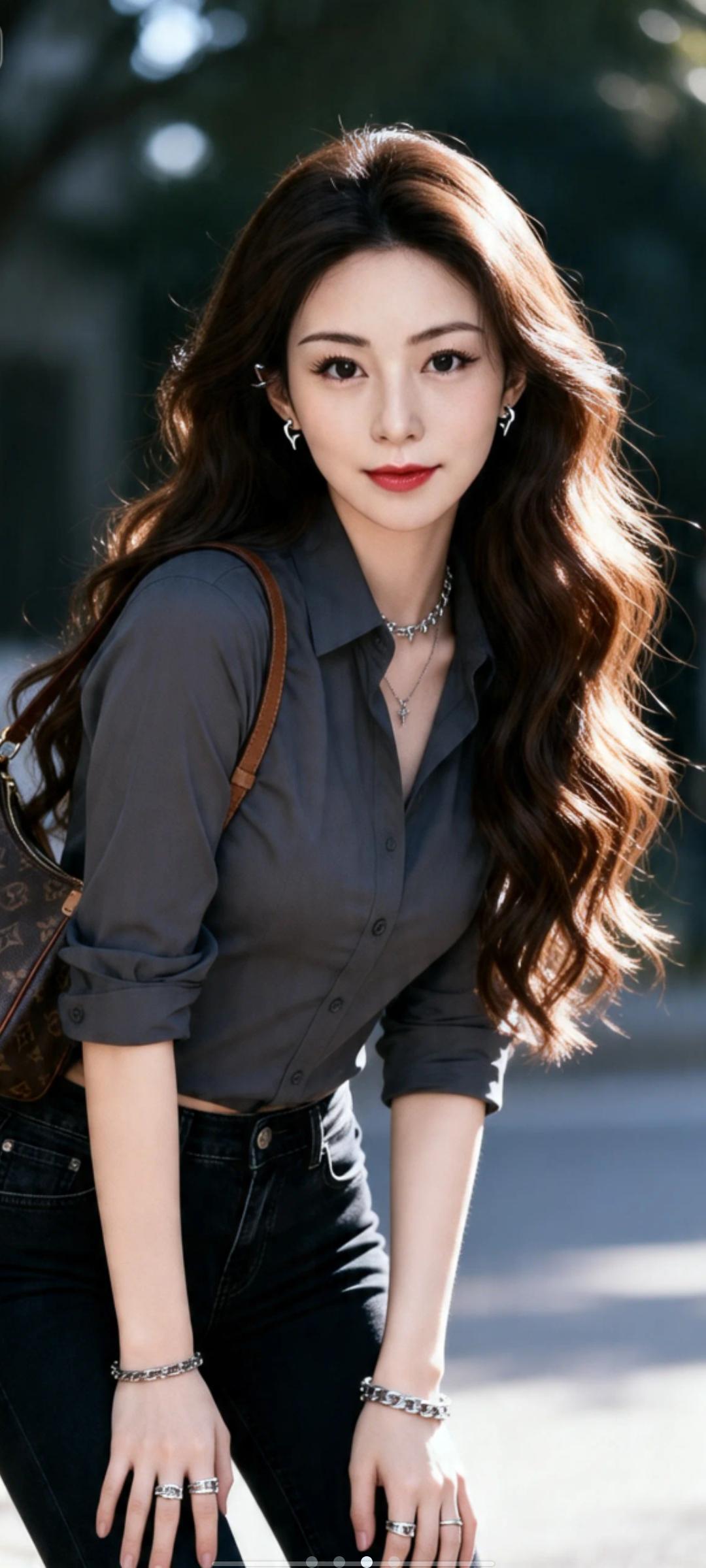 灰色通勤装，是不是很优雅？