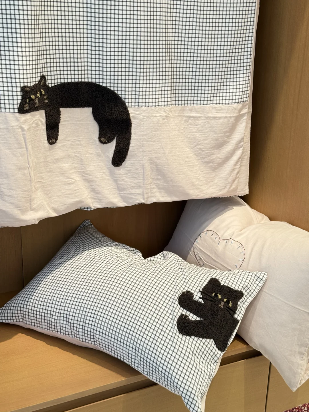 ⭐️🐱好看的 双层纱床品～