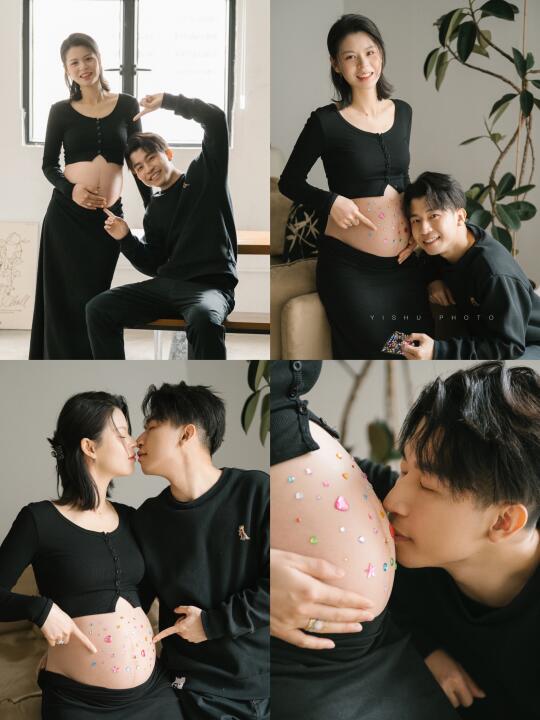 抓紧记录和宝宝的贴贴时光｜佛山孕妇照