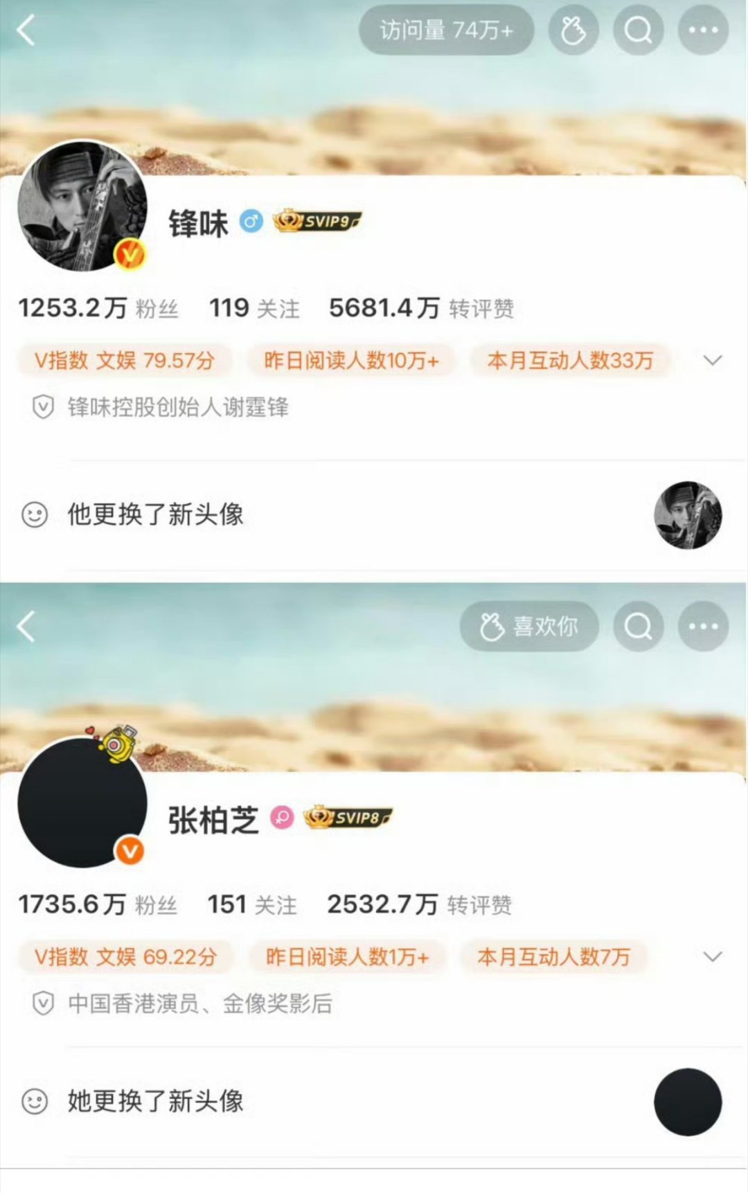 锋芝 原配真夫妻的含金量内娱找不到比谢家更体面的离异家庭了，看得出张柏芝在谢家一