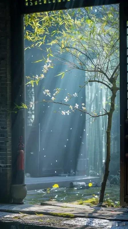 上句：雪落千山静
下句：云飞万里晴