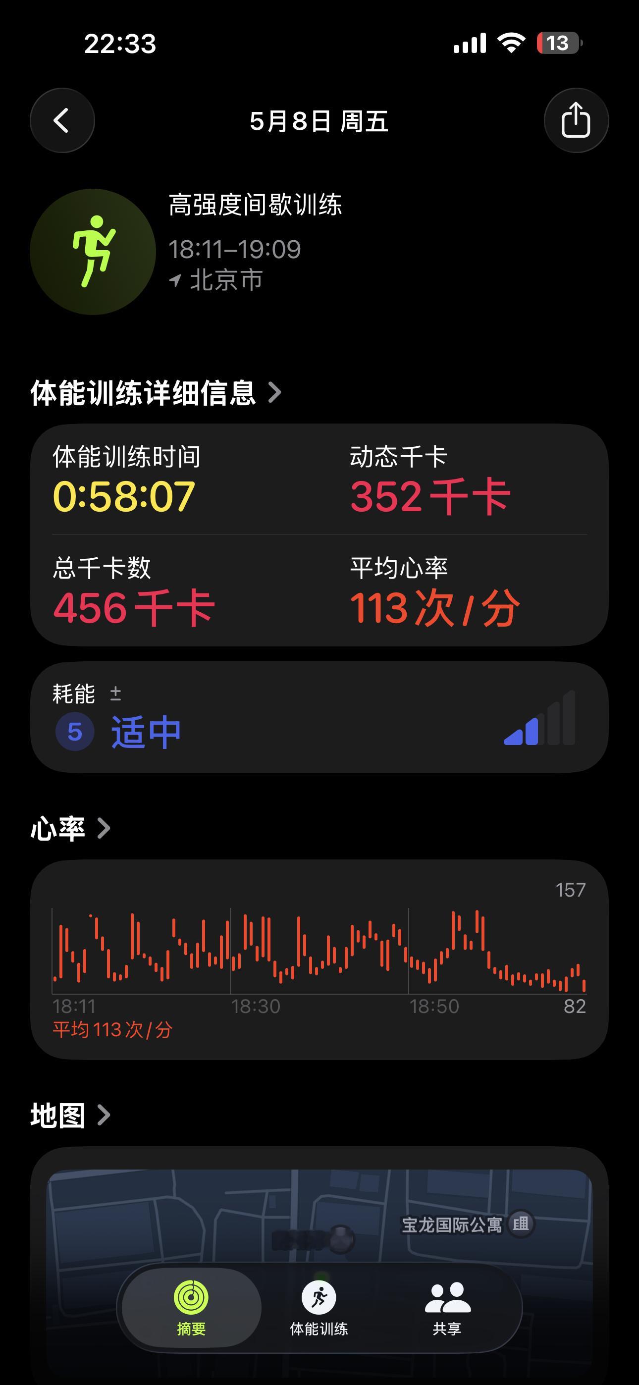 健身打卡 今天适当恢复，还是有点虚这波感冒有小刀拉嗓子环节，恢复期也很长💪 