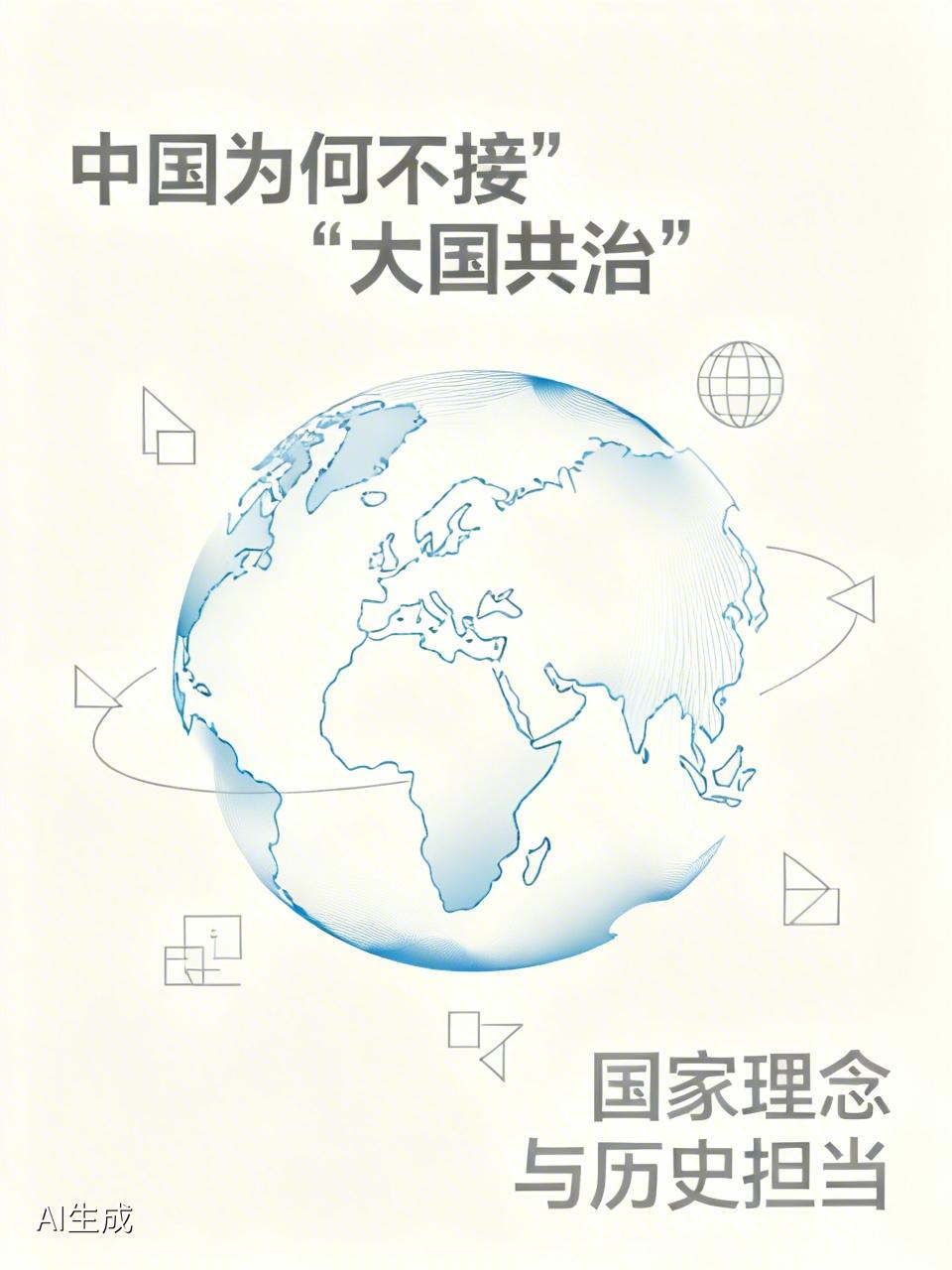 中国为什么不接“大国共治”
中国为什么不接“大国共治”？这个问题，表面上看似一个