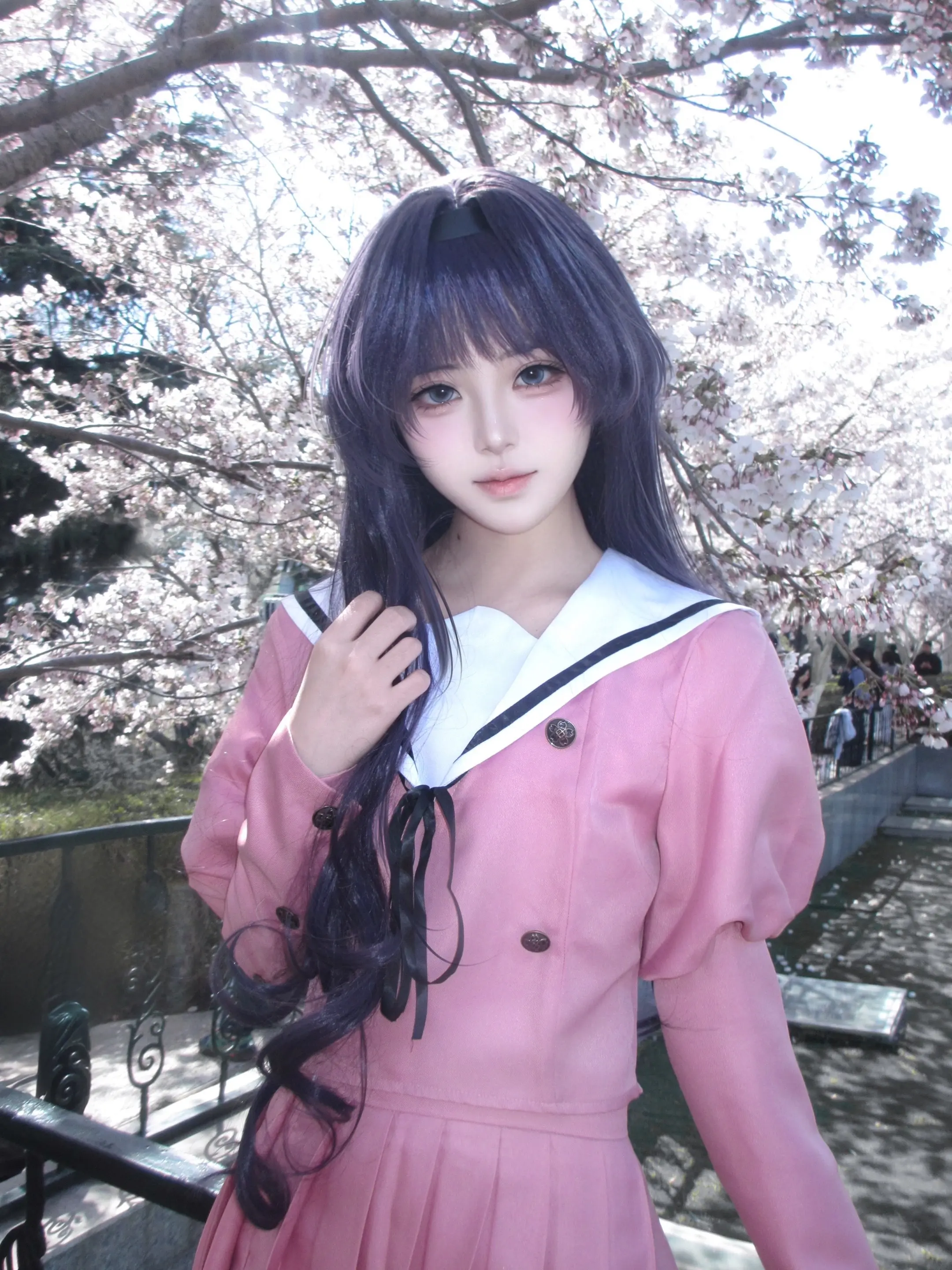 一起看樱花吧。