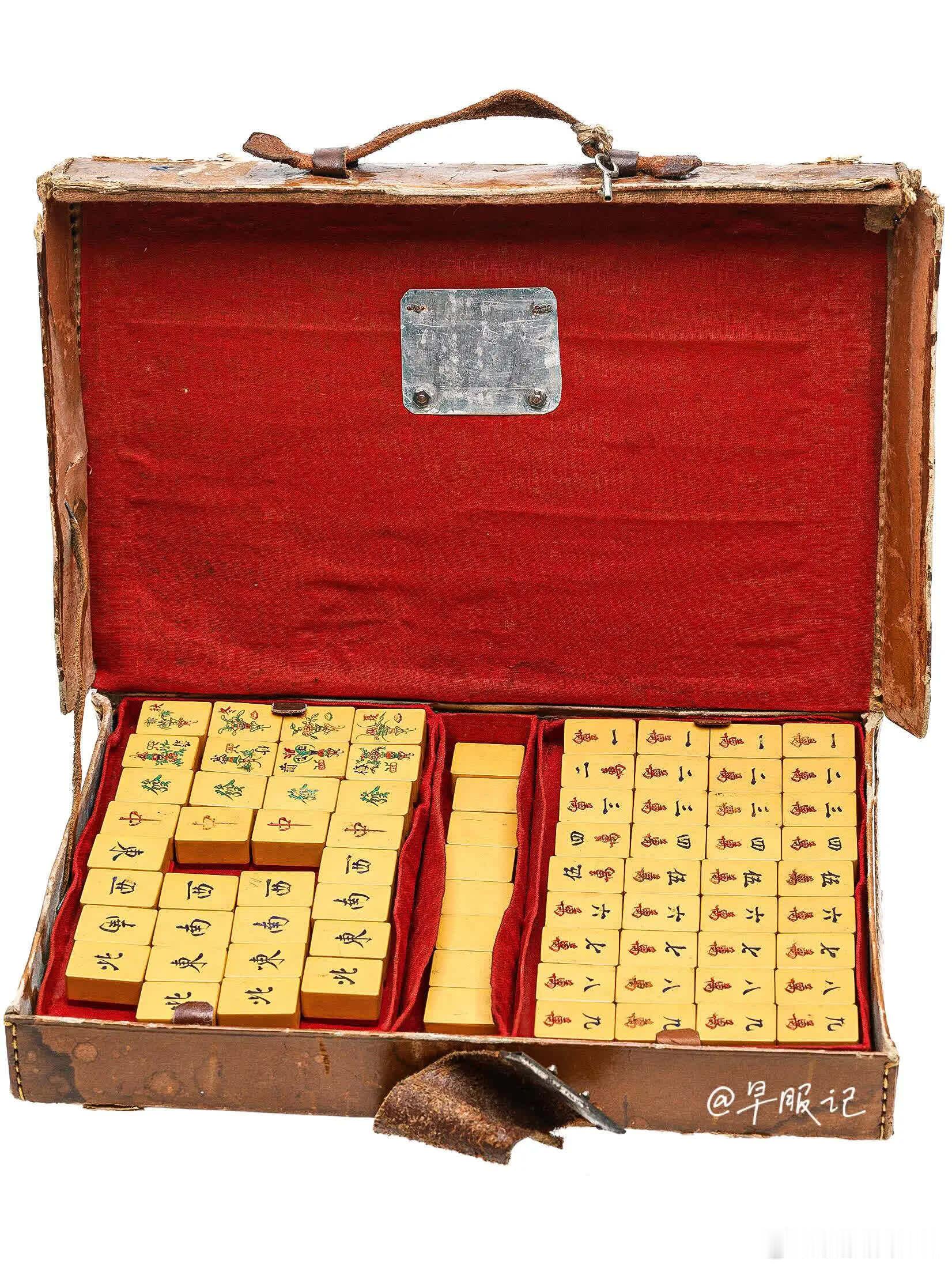古董麻将：澳大利亚维多利亚博物馆藏【20世纪初（1905-1937）•中国麻将套