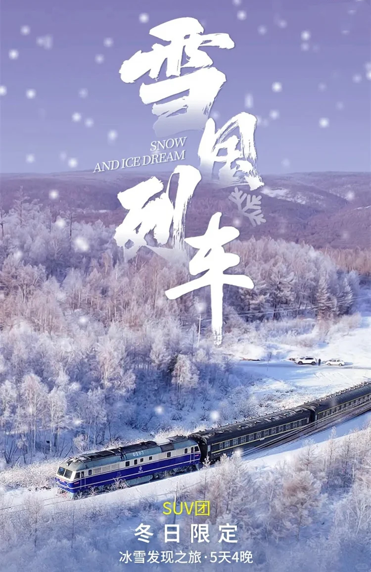 🏂滑雪、驯鹿、漠河舞厅…你的冬日童话在这里！