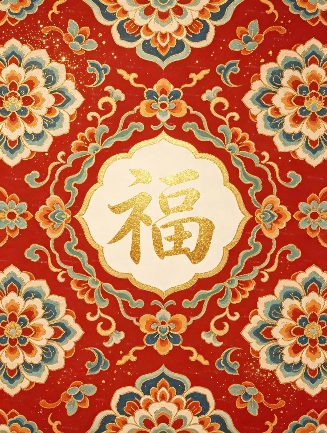 ​百花拥福宅门旺，四季迎祥家道兴
传统文化 传递正能量 绘画 书法