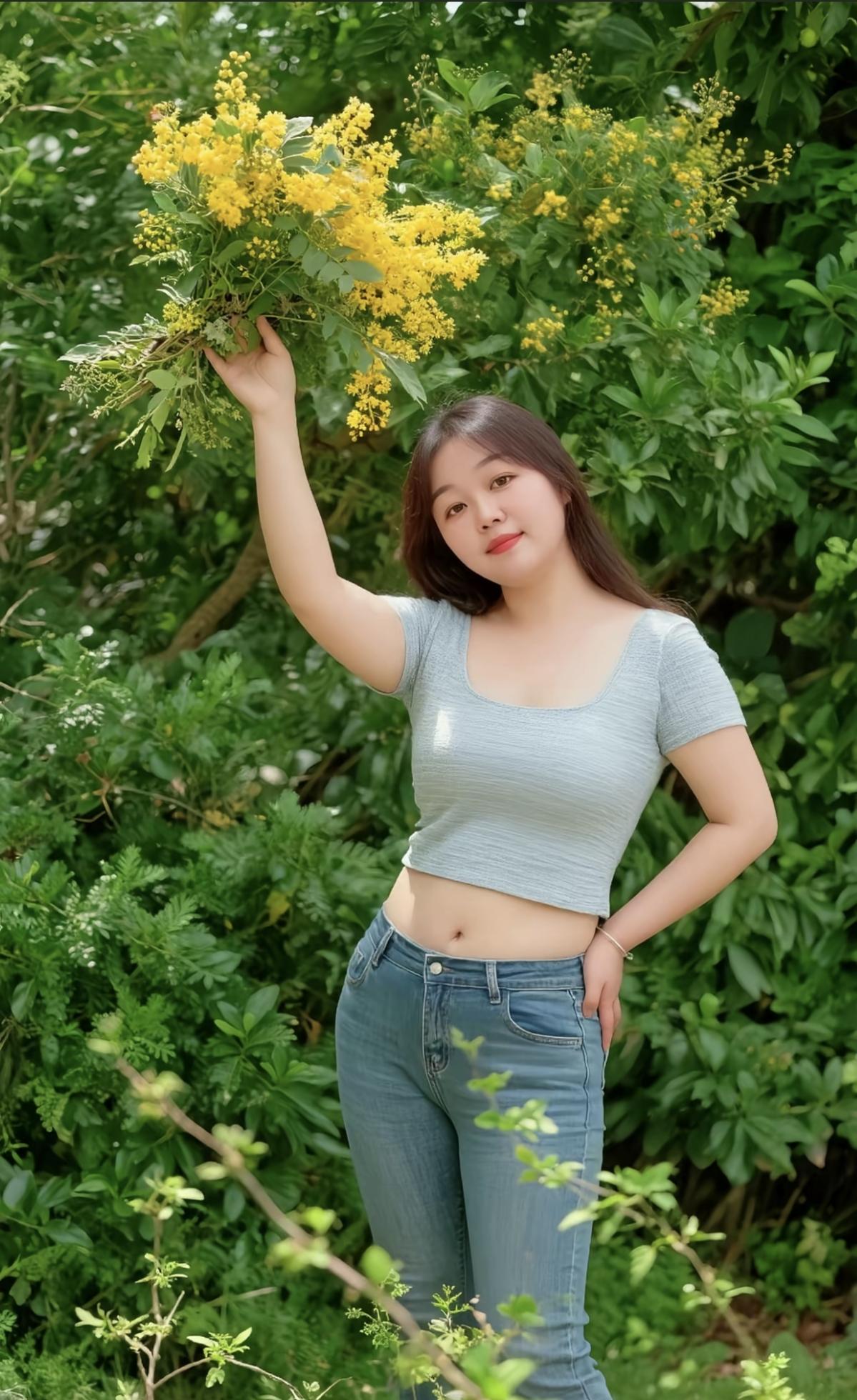 待到山花烂漫时，她在丛中笑！