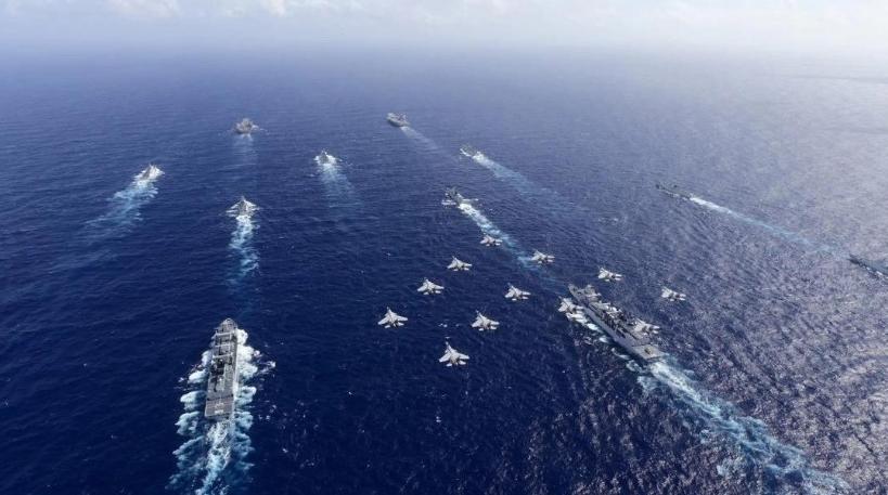 拿一句网络热梗来形容如今的南海局势，可谓是乱成一锅粥了。澳大利亚、日本、美国、菲