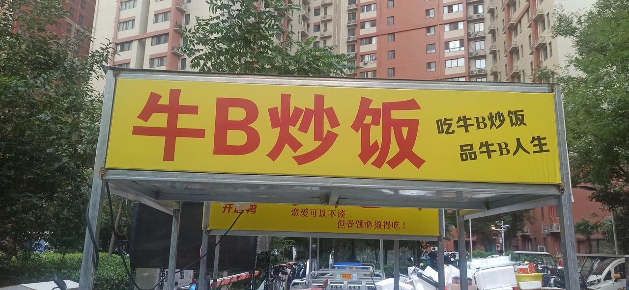 吃牛B炒饭，品牛B人生！
这牛B炒饭不知你吃过没有？


现在出来摆摊的人越来越
